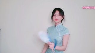 Cosplay vintage Chinese Dress QiPao 试穿改良旗袍