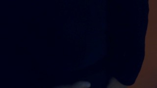 Too late!! she pees in her pants in the elevator