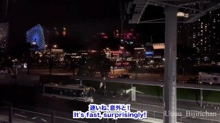 夜景を見ながら窓際SEX / SEX by the window while watching the night view