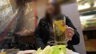 新世界・西成デート♡観光で大阪に来た函館生まれ巨乳美人お姉さん28歳と新世界&西成飲み歩きの後、 やり部屋別荘へ連れ込んだ半日一部始終　リアル素人プライベート