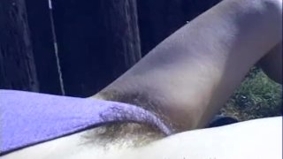 Vintage Sara Sage Horny Hairy Girl Public Bush