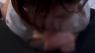 精子を飲みこんだあともお掃除フェラをするMなエロ彼女♡cum im mouth gokkun