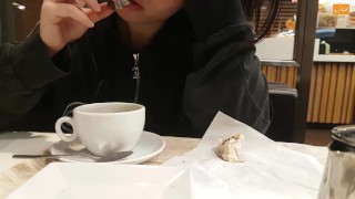 Public orgasm for my friend with lovense lush controlled by my phone – Unlimited Orgasm