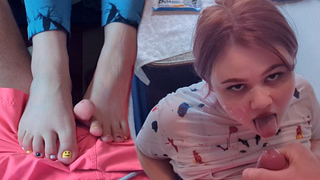 Horny teen get milkywayed on a train trip